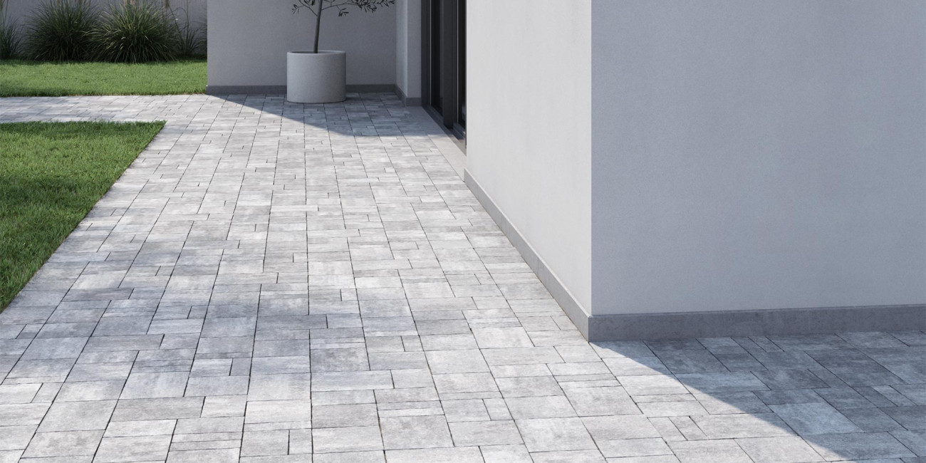 Plinthe Gris lissée biseauté 49x9x1,4 cm