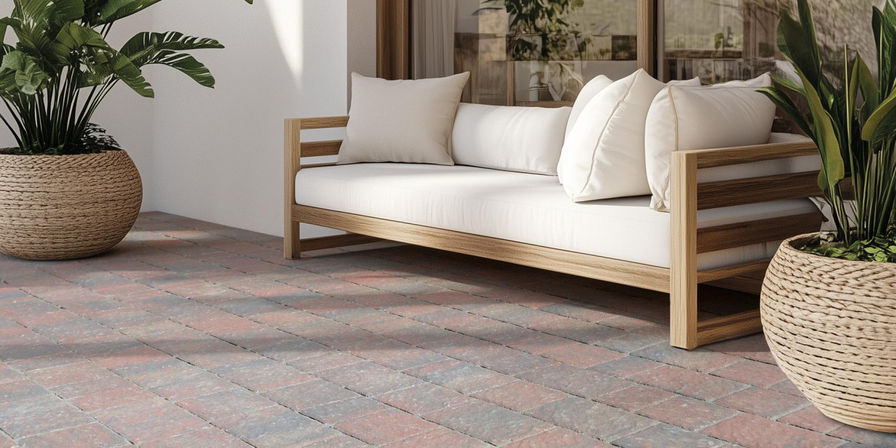 Matrix Rock Black Red Beige