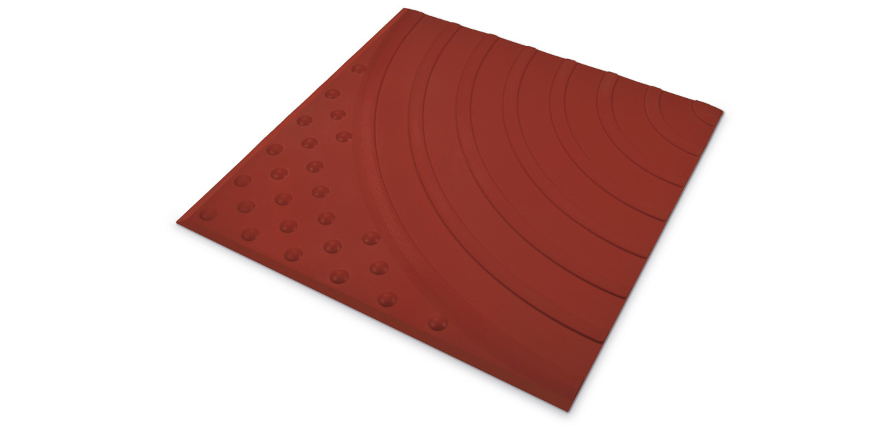 LOGES LVE PVC SYSTEM CORNER TURN RED   