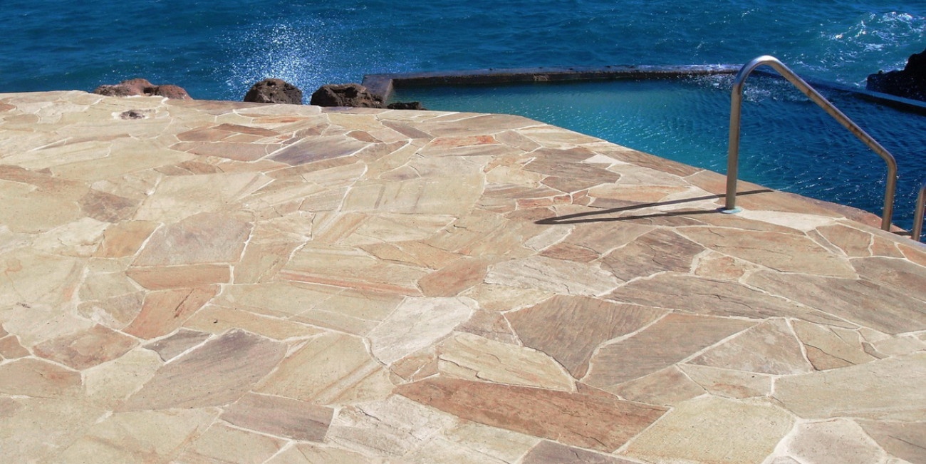 Santos Yellow Natural Stone paving
